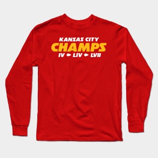 Kansas City LVII Champs Long Sleeve T-Shirt